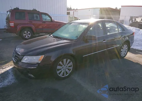 2009 Hyundai Sonata Limited V6 z USA, uszkodzony, nr VIN 5NPEU46F89H570129